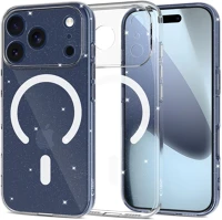 Tech-protect FD5906302319558 flexair - magsafe kompatibilis átlátszó/csillámos hátlap tok kép