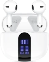 Tech-protect FD5906302332298 Headset  ultraboost tws core g2 - fehér bluetooth headset, töltő tokkal ﻿ kép