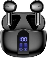 Tech-protect FD5906302332304 Headset  ultraboost tws core g2 - fekete bluetooth headset, töltő tokkal ﻿ kép