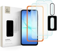 Tech-protect FD5906302332397 supreme - 2 db üvegfólia + 1db fekete keretes kamera védőkeret kép