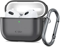 Tech-protect FD5906302333196 magmat - magsafe kompatibilis fekete szilikon airpods pro 3 tok kép