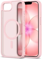 Tech-protect FD5906302339778-2 basicmag - magsafe kompatibilis áttetsző műanyag hátlap tok, pink kép