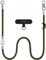 Tech-protect FD5906302340101 c10s rope - univerzális tokba helyezhető váll- és csuklópánt - zöld kép