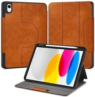 Tech-protect FD5906302352388 Tablettok ipad 10.9 (ipad 10) -  polár - barna smart case, ceruza tartóval kép