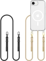 Tech-protect FD5906302360345-2 flexair chain - magsafe kompatibilis átlátszó műanyag hátlap tok + arany kép