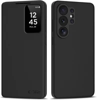 Tech-protect FD5906302390441 smart wallet - fekete bőr könyvtok, ráhajtófüllel ﻿ kép