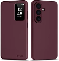 Tech-protect FD5906302392131 Telefontok samsung galaxy a57 5g -  smart wallet - szeder bőr könyvtok﻿ kép