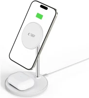 Tech-protect QI15W-A39 Univerzális vezeték nélküli töltő állomás 2in1, qi wireless, 15w kép