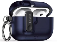Tech-protect SP111555 Slim hook airpods pro 3 strapabíró tok karabinerrel, kék kép