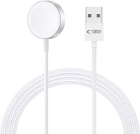 Tech-protect SP112629 Ultraboost magnetic apple watch töltő usb-a kábellel, 120cm, fehér kép