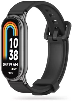 Tech-protect SP112635 Iconband pro xiaomi mi smart band 10 / band 9 / band 8 szilikon szíj, fekete kép