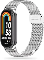 Tech-protect SP112640 Milanese xiaomi mi smart band 10 / band 9 / band 8 milánói szíj, ezüst kép