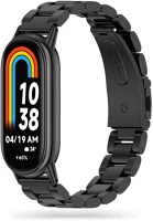 Tech-protect SP112641 Stainless xiaomi mi smart band 10 / band 9 / band 8 fém szíj, fekete kép