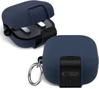 Tech-protect SP113985 Slim hook samsung galaxy buds 4 / buds 4 pro szilikon tok, karabinerrel, kék kép