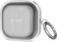 Tech-protect SP113986 Flexair samsung galaxy buds 4 / buds 4 pro tok, karabinerrel, átlátszó kép
