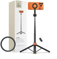 Tech-protect SP113995 l10s selfie bot / tripod vezeték nélküli / bluetooth távirányítóval kép