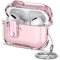 Tech-protect SP114001 Bounce pro airpods pro 3 tok, karabinerrel, rózsaszín kép