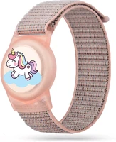 Tech-protect SP114235 nylon apple airtag 1 / airtag 2 tok szíjjal gyerekeknek, mágikus póni kép