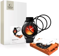 Tech-protect SP114448 easy set flex+ xiaomi watch 5 tempered glass kijelzővédő fólia csomag kép