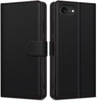 Tech-protect SP114705 Wallet motorola g57 power flip / kinyitható tok, fekete kép