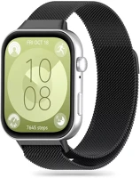 Tech-protect SP114760 Huawei watch fit 3 / 4 / 4 pro milánói szíj, fekete kép