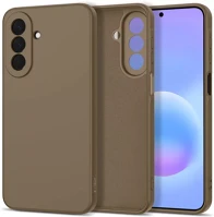 Tech-protect SP115260 Icon samsung galaxy a27 szilikon tok mikroszálas béléssel, barna kép