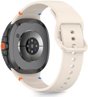 Tech-protect TP331161 - samsung galaxy watch 8 / classic szilikon szíj (40/44/46 mm) - starlight kép