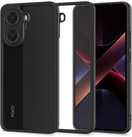 Tech-protect TP361342 Magmat szilikon tok - xiaomi poco x7 pro 5g - fekete/átlátszó kép
