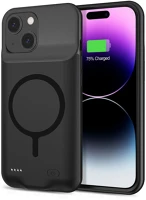 Tech-protect TS0192 Apple iphone 15, szilikon tok, műanyag hátlap + akkumulátor, 7000 mah, led kép