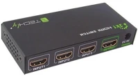 Techly HDMI-4K31 Hdmi switch, 3 in 1 out, 4k ultra hd, ir kép