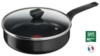 Tefal B5673253 Tefal b5673253 pároló serpenyő fedővel 24cm simply clean red