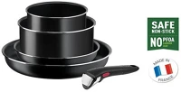 Tefal L1539543 Serpenyő szett ingenio 6 easy cook n clean black 5 részes kép