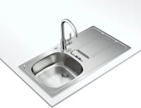 Teka GRAVITY 45 E-XP Gravity 45 e-xp rozsdamentes mosogatótál kép
