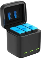 Telesin GP-BNC-011-B Gopro hero9/10/11/12 hármas akkumulátor töltő + 2db akkumulátor kép