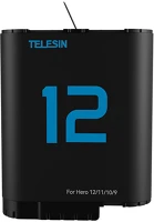 Telesin S0-ECB-02-TGP Gopro hero 12/11/10/9   lítium akkumulátor kék kép