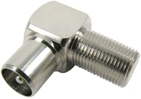 Televes F4390302 Koaxiális adapter f f aljzat - koax dugó bronz kép