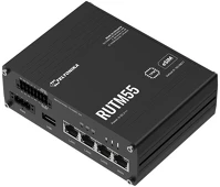 Teltonika GNSS, 4XRJ45 5g router rs232/rs485, gnss, 4xrj45, esim, ipari kivitel kép