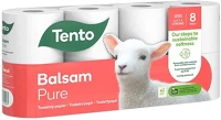 Tento 12.02383 Toalettpapír  balsam pure fehér 8 tekercses 3 rétegű kép