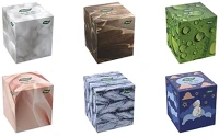 Tento CUBEBOX 3 Papírzsebkendő  cubebox 3 rétegű 58 darabos dobozos kép