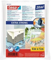 Tesa COR_TE56652 Takarófólia, lépésálló, extra erős, 5 m x 4 m,  