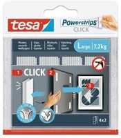 Tesa COR_TE77721 Akasztó, öntapadó, m méret,  