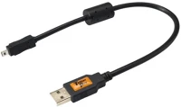 Tether tools CU8001-BLK Tetherpro usb a to mini-b 8pin 1 (0,3m) blk kép