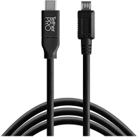 Tether tools CUC2515-BLK Tetherpro usb-c to 2.0 micro-b 5-pin, (4.6m) blk kép