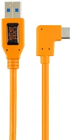 Tether tools CUCRT02-ORG Tetherpro usb 3.0 to usb-c right angle adapter  (50cm) kép