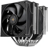 Thermalright 130 BLACK Royal pretor 130 processzor hűtő aluminium fekete kép