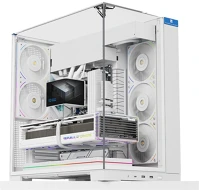 Thermalright A70 WHITE A70 white táp nélküli ablakos mid tower számítógépház fehér kép