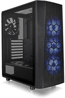 Thermaltake CA-1L7-00M1WN-01 Versa j24 tempered glass rgb edition black kép