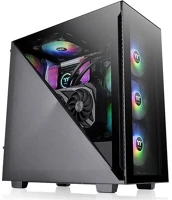 Thermaltake CA-1S2-00M1WN-01 Divider 300 tg argb midi tower fekete kép