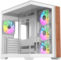 Thermaltake CA-1Z2-00M6WN-WS view 380 ws argb snow táp nélküli ablakos mid tower számítógépház kép