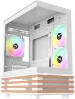 Thermaltake CA-1Z4-00M6WN-WS view 170 ws argb snow táp nélküli ablakos mt mini tower számítógépház kép